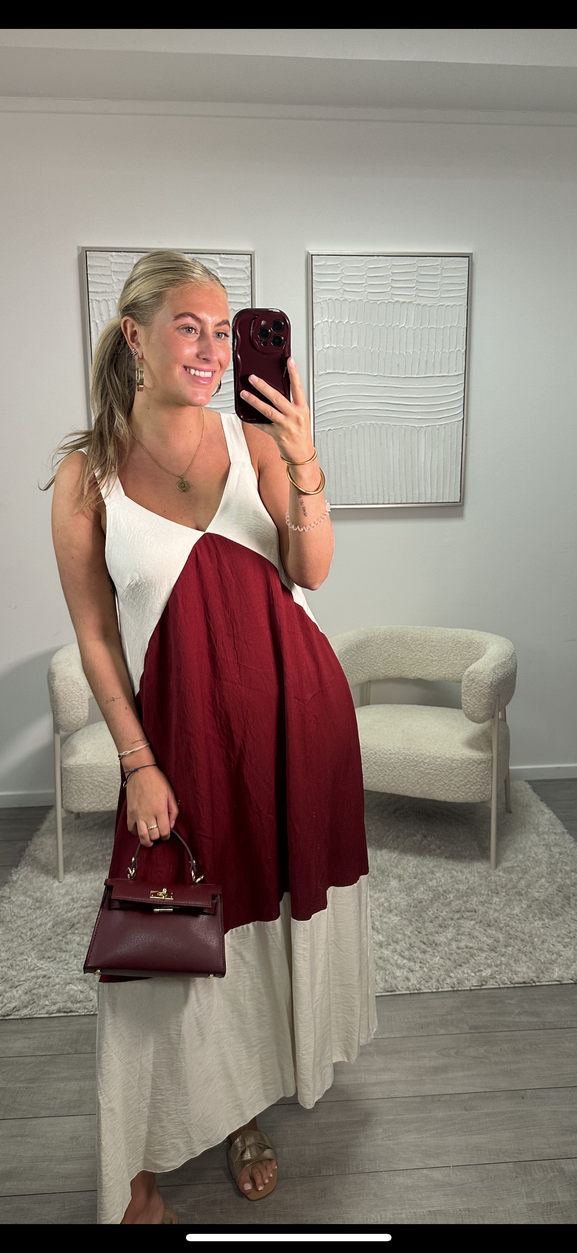 Nina Dress - Red