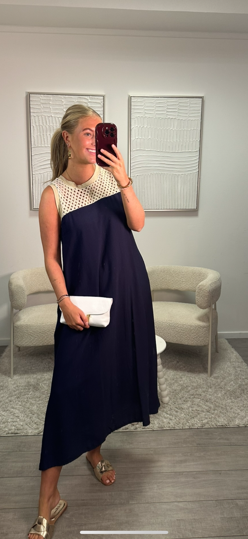 Tessa Dress - Dark Blue