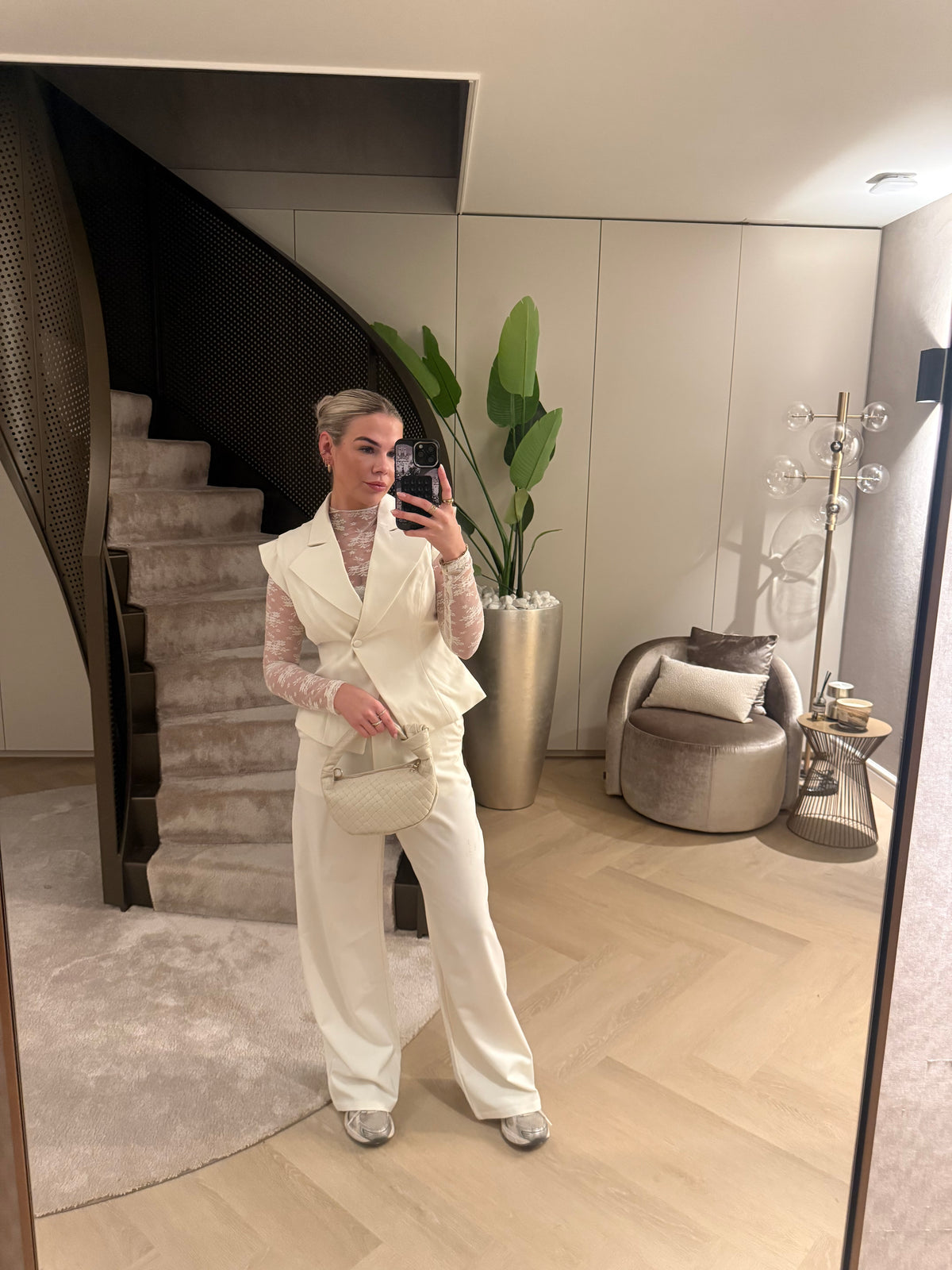 Lize Pantalon - Gebroken Wit