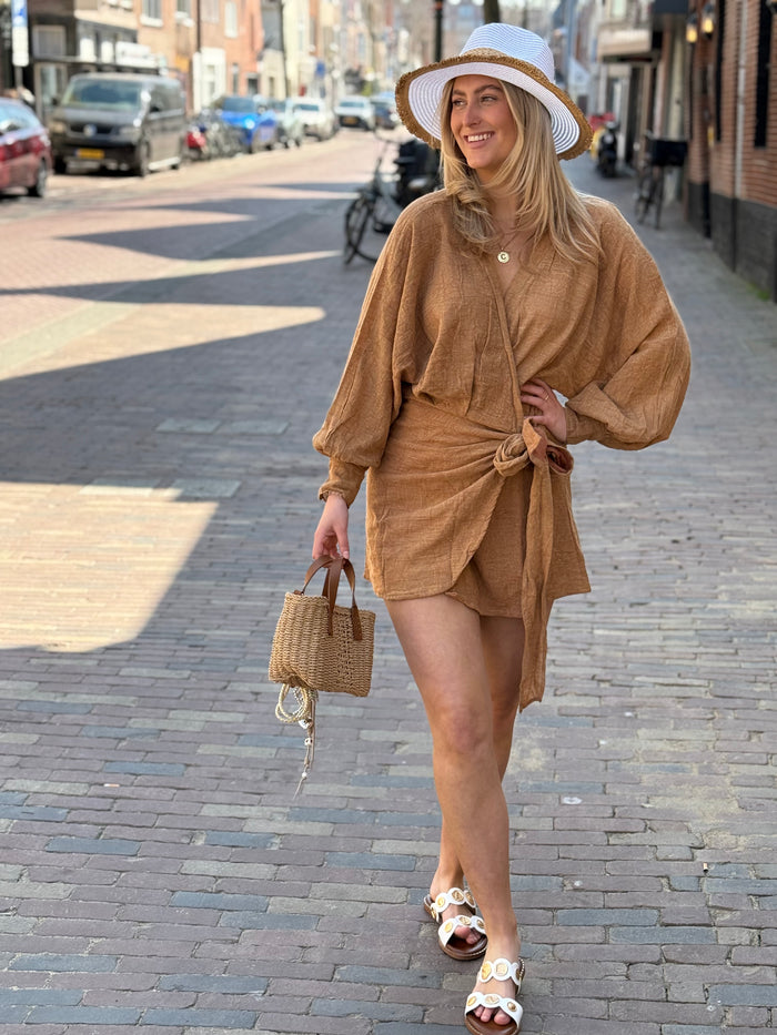 Chrisje Dress - Camel