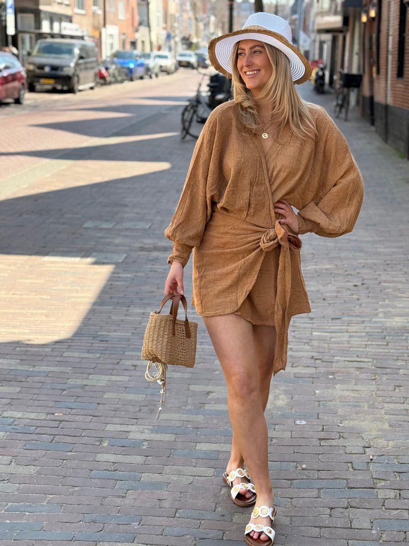 Chrisje Dress - Camel