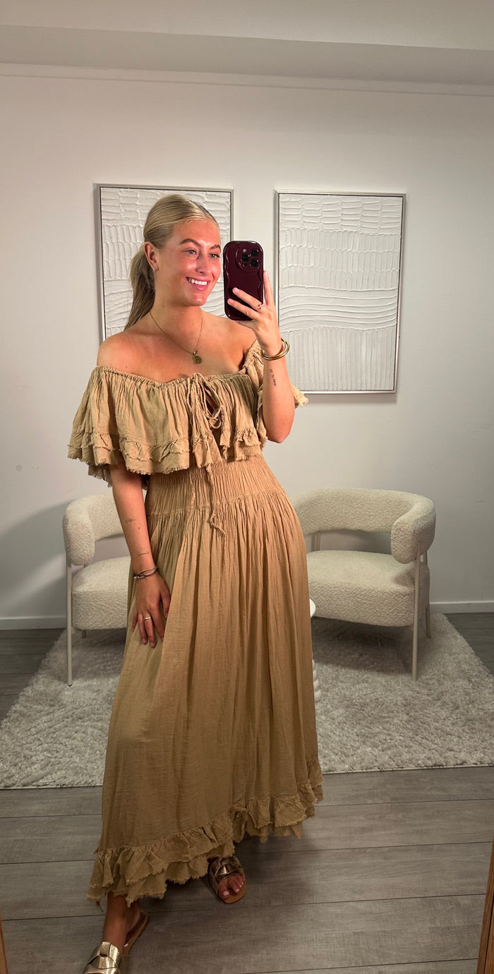 Liv Dress - Camel