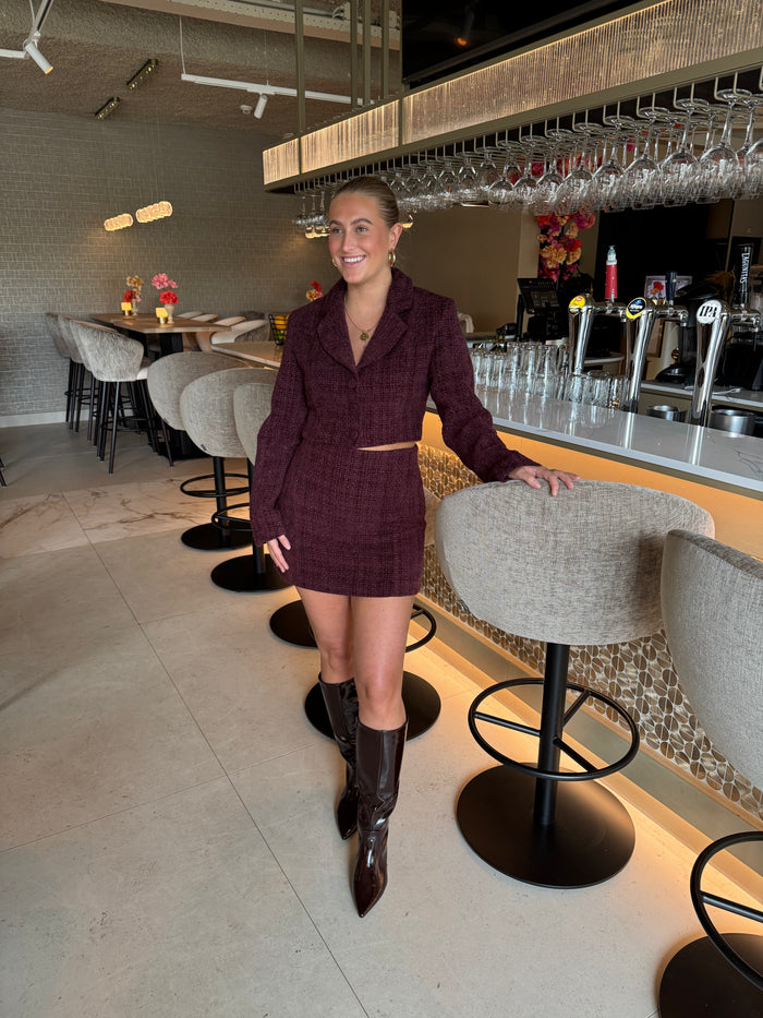 Fien Skirt - Bordeaux