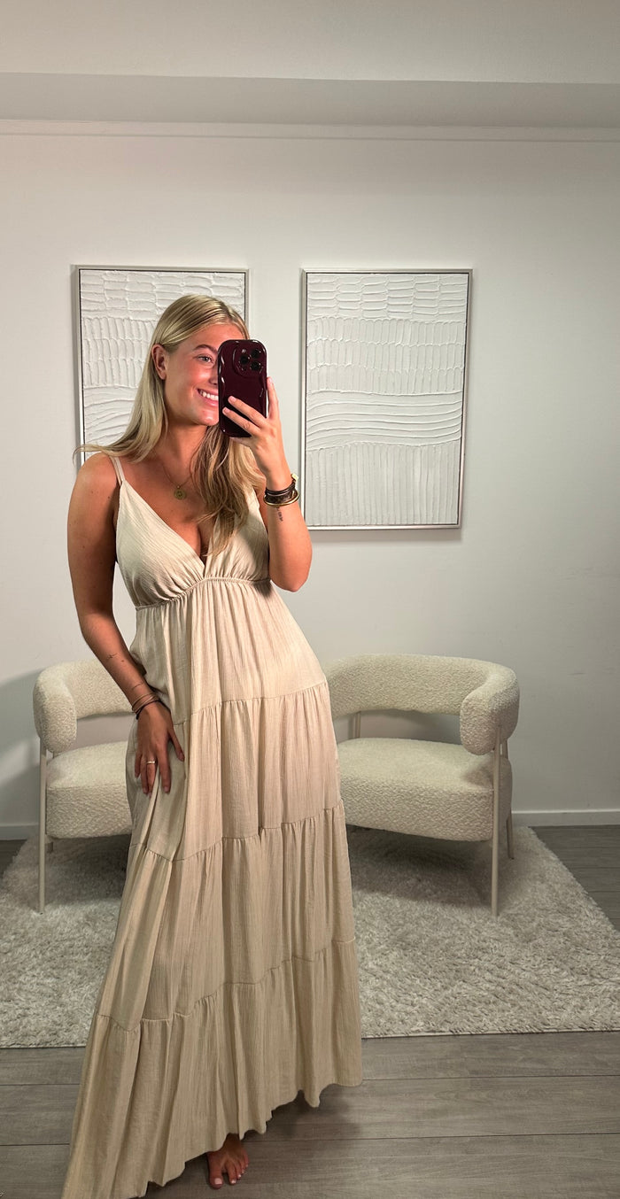 May Dress - Beige