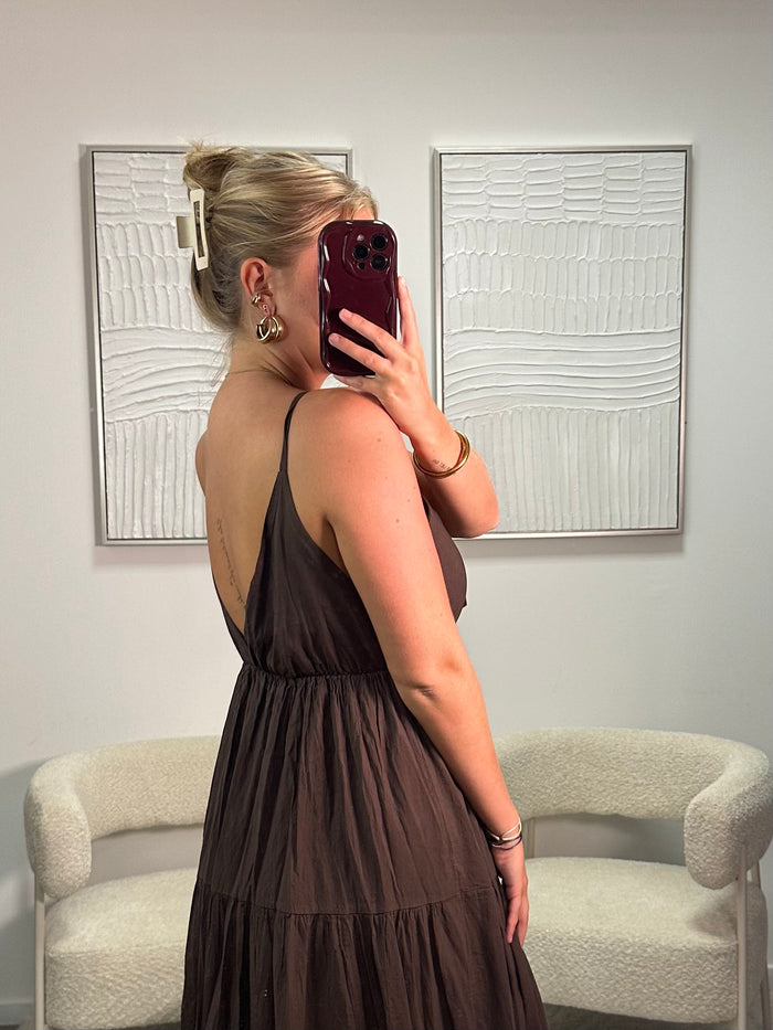 Nikki Dress - Camel