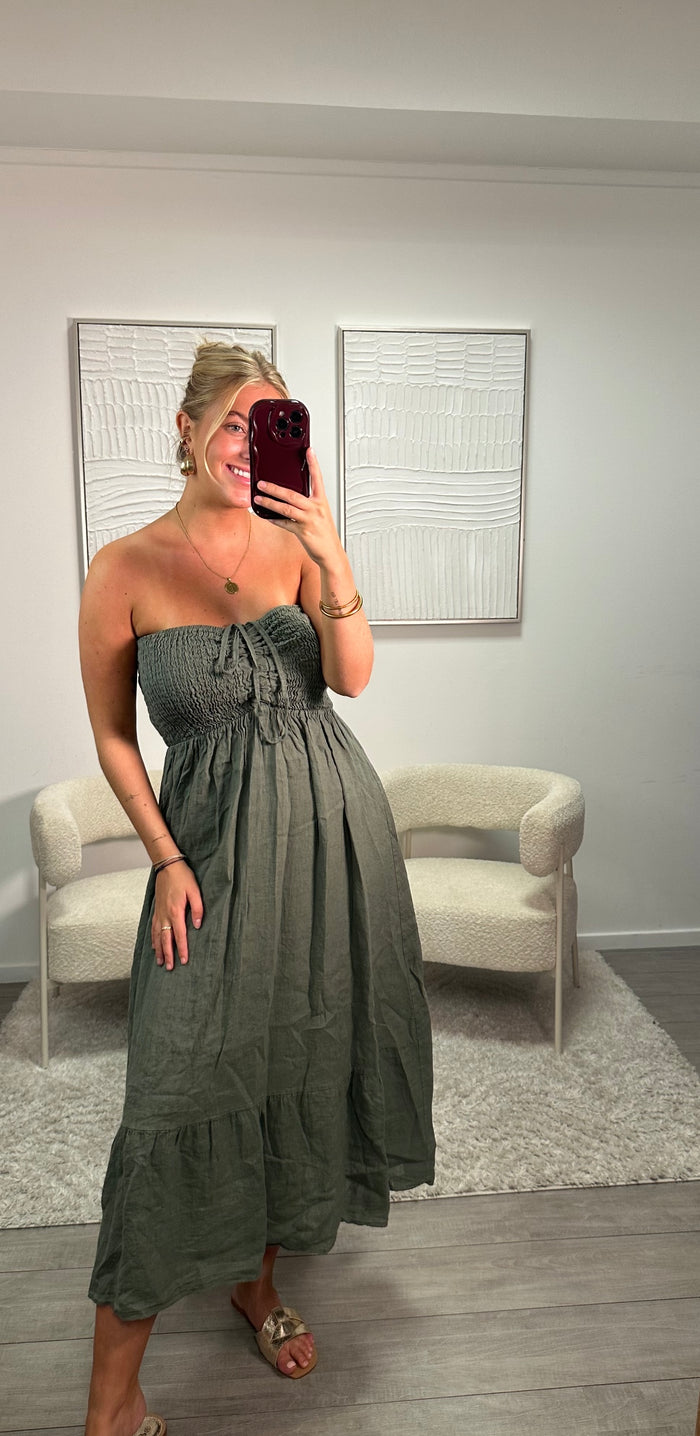 Lynn Dress - Army Green