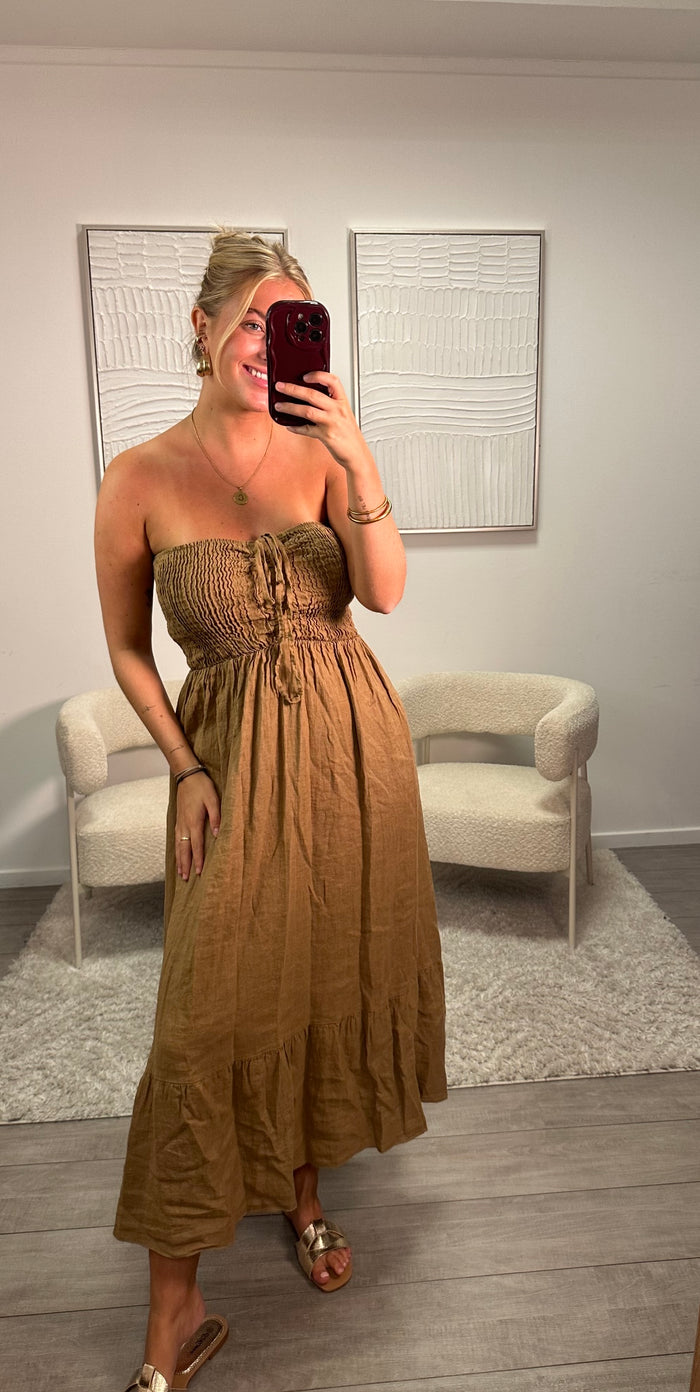 Lynn Dress - Camel
