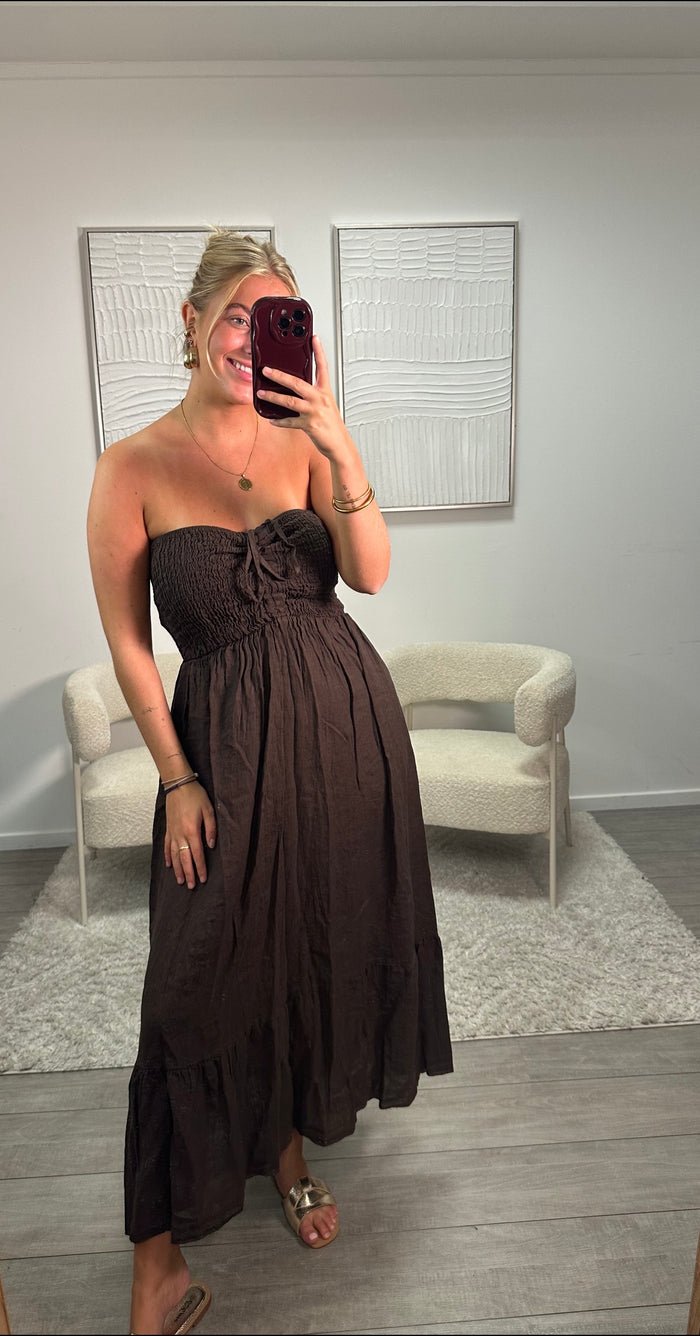 Lynn Dress - Brown