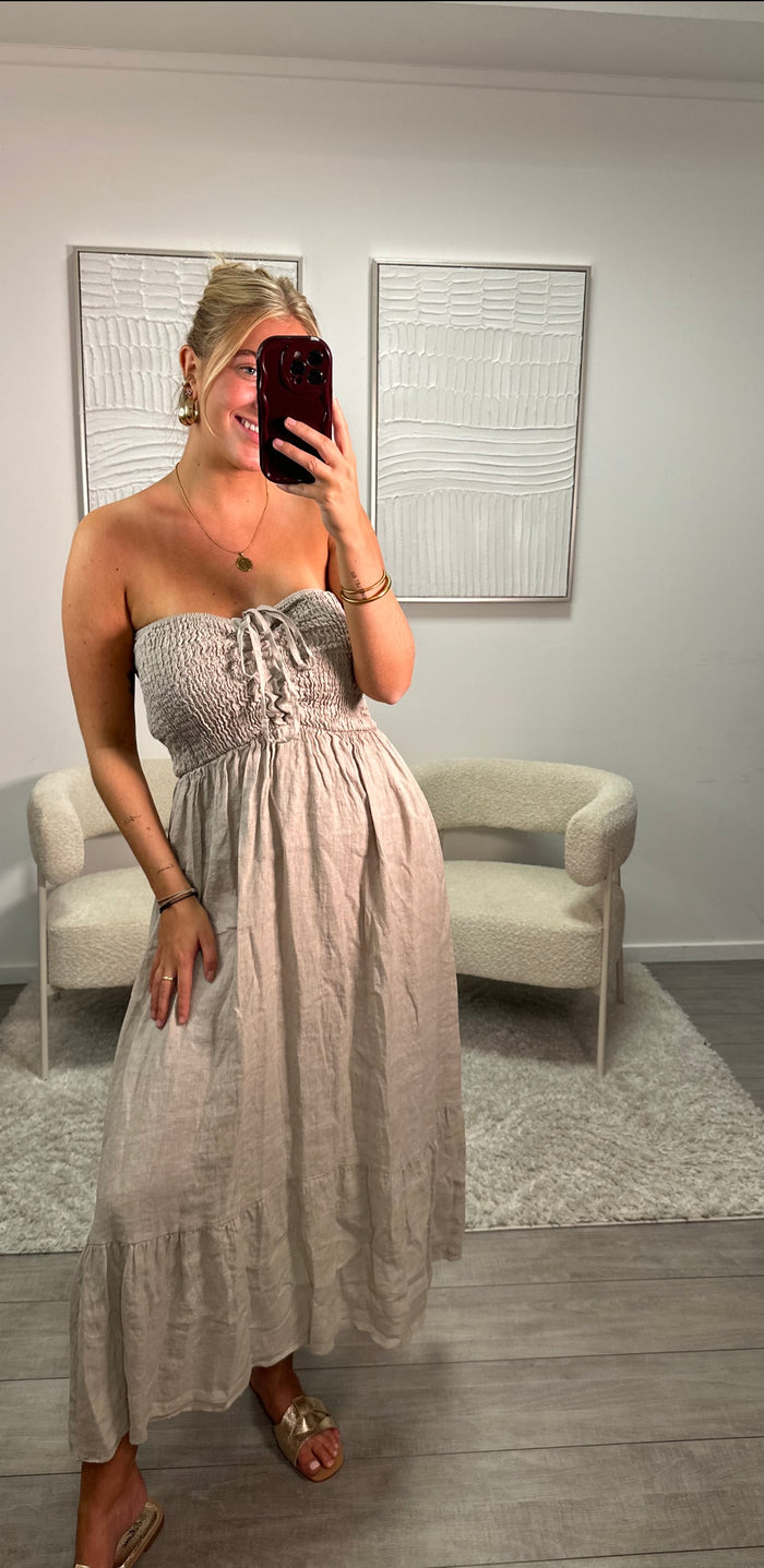 Lynn Dress - Beige