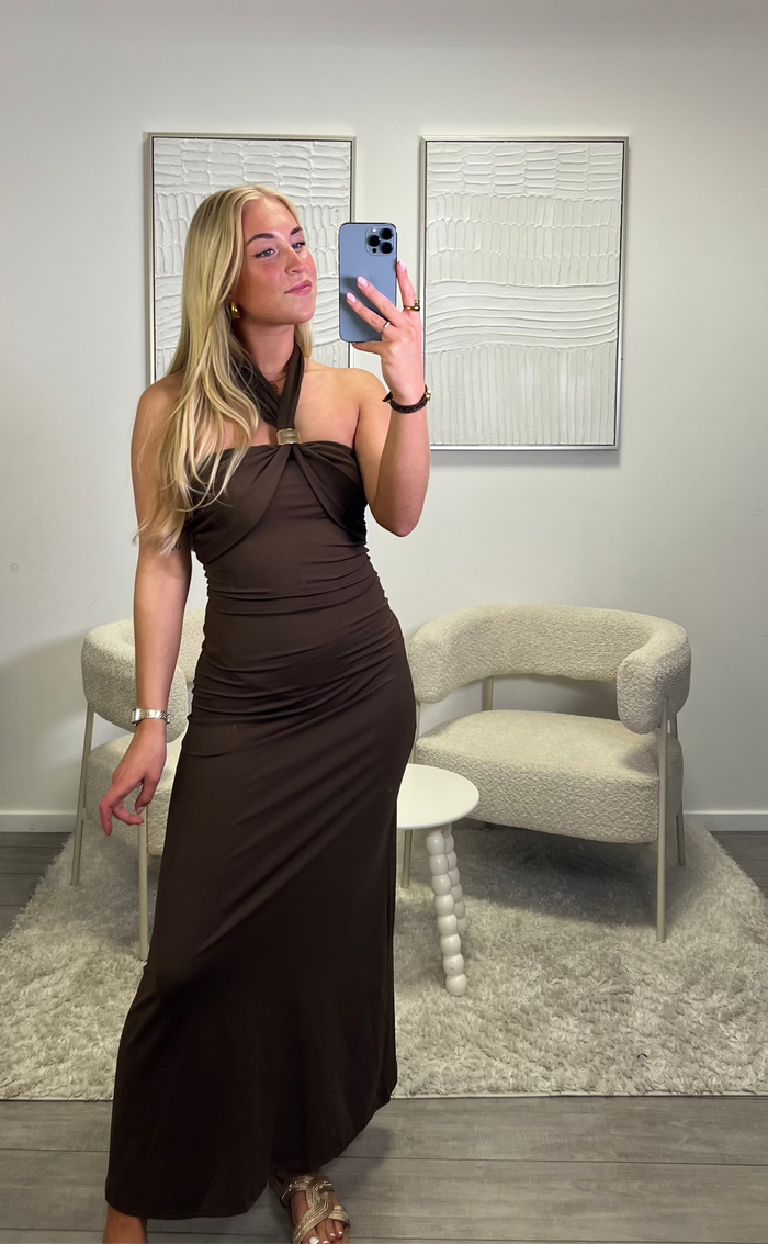 Saar Dress - Brown