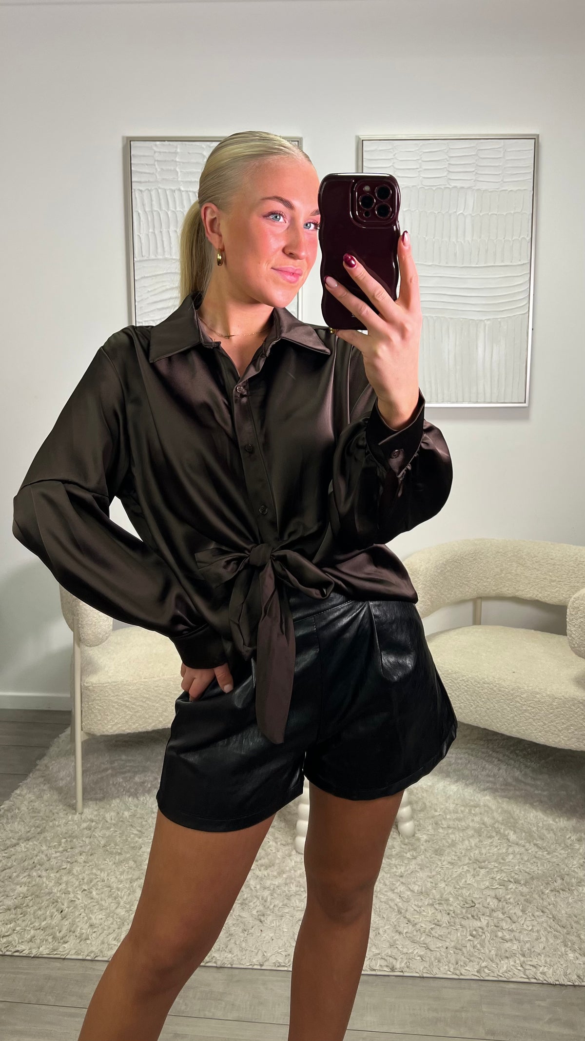 Lucy Blouse - Chocolate