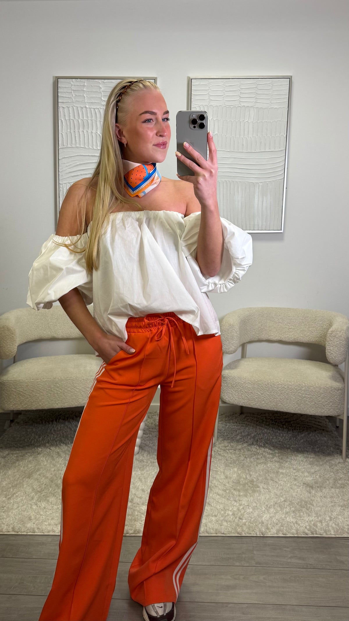 Mae Broek - Oranje Touwtje