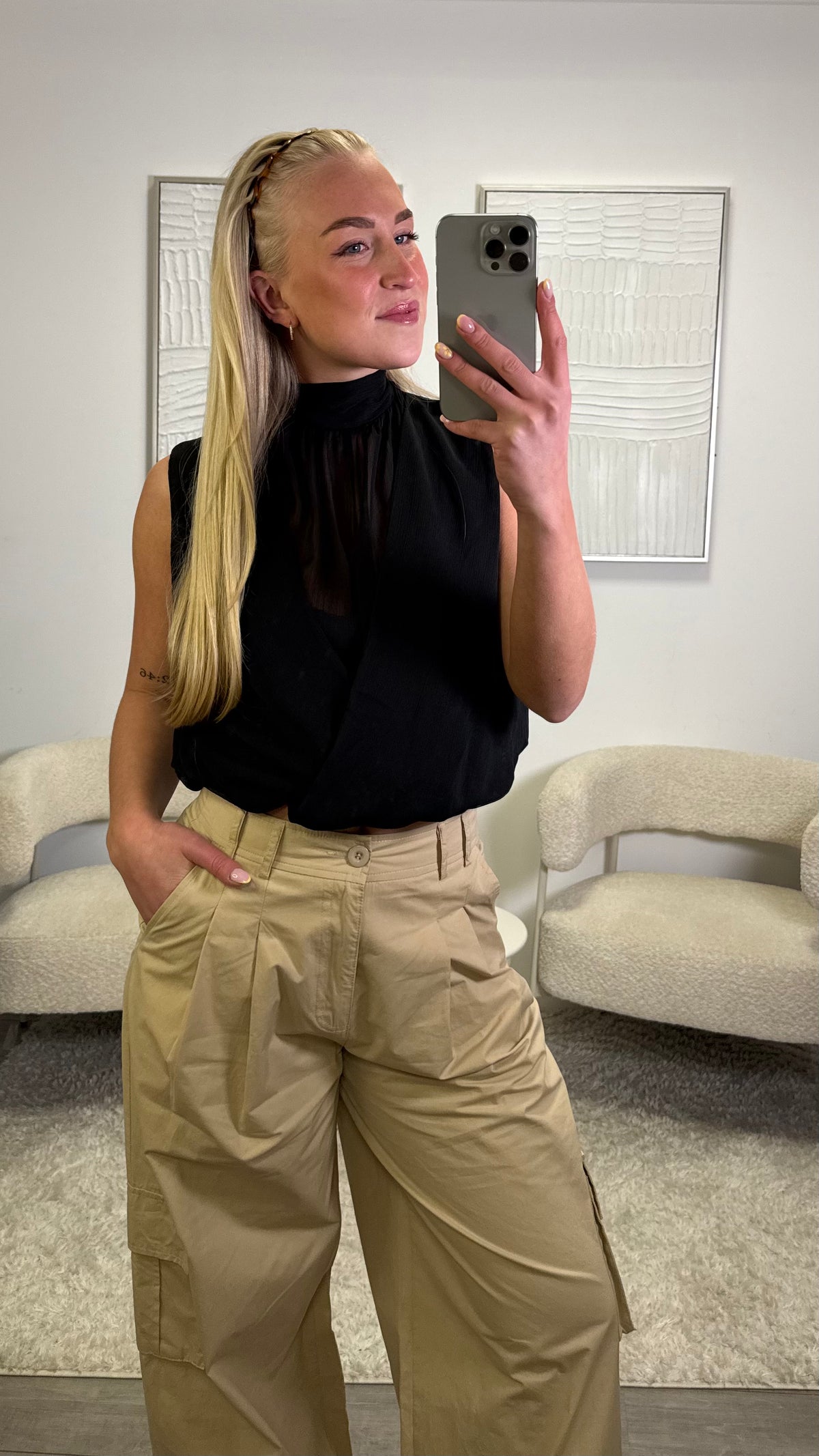 Livia Top - Zwart