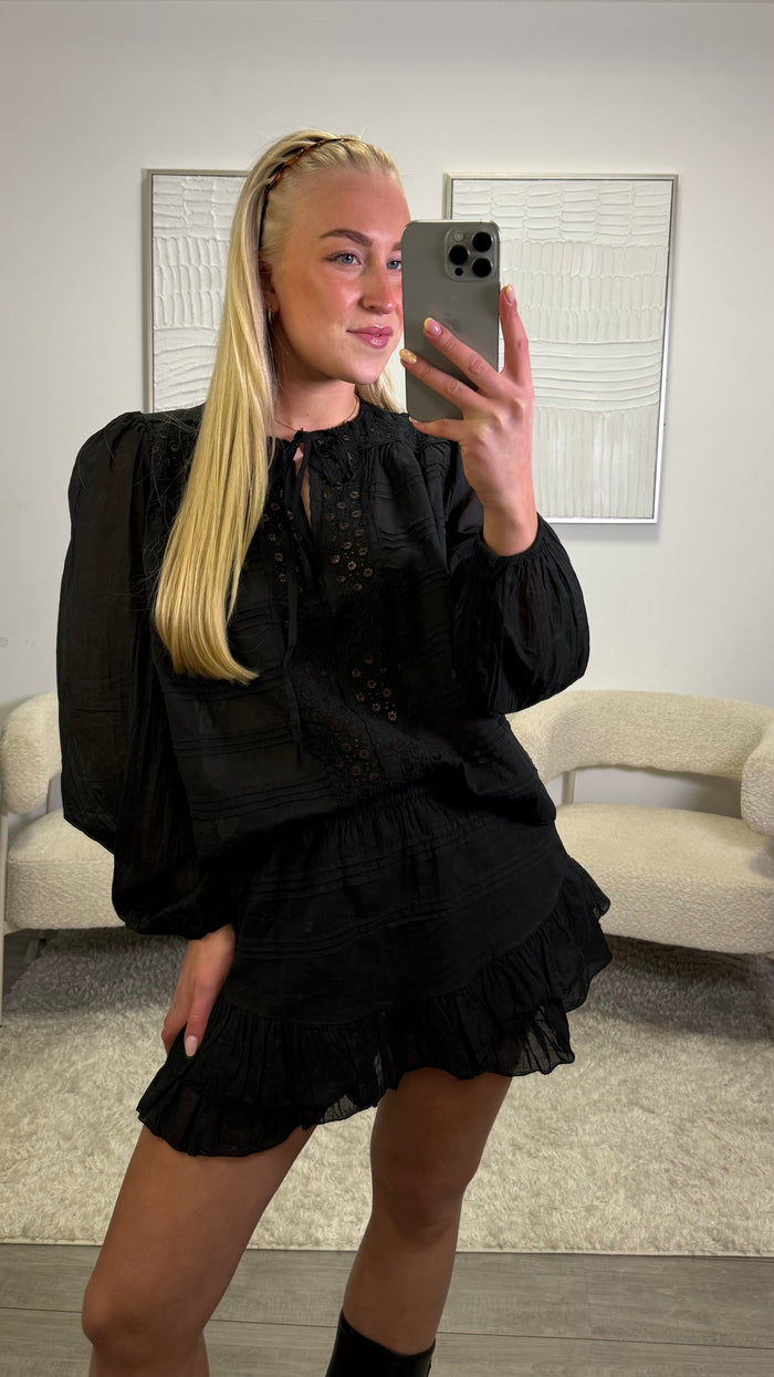 Yuna Blouse - Zwart