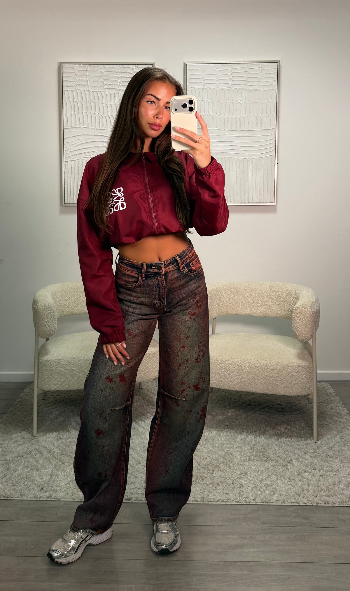 Zoe Jeans - Bordeaux