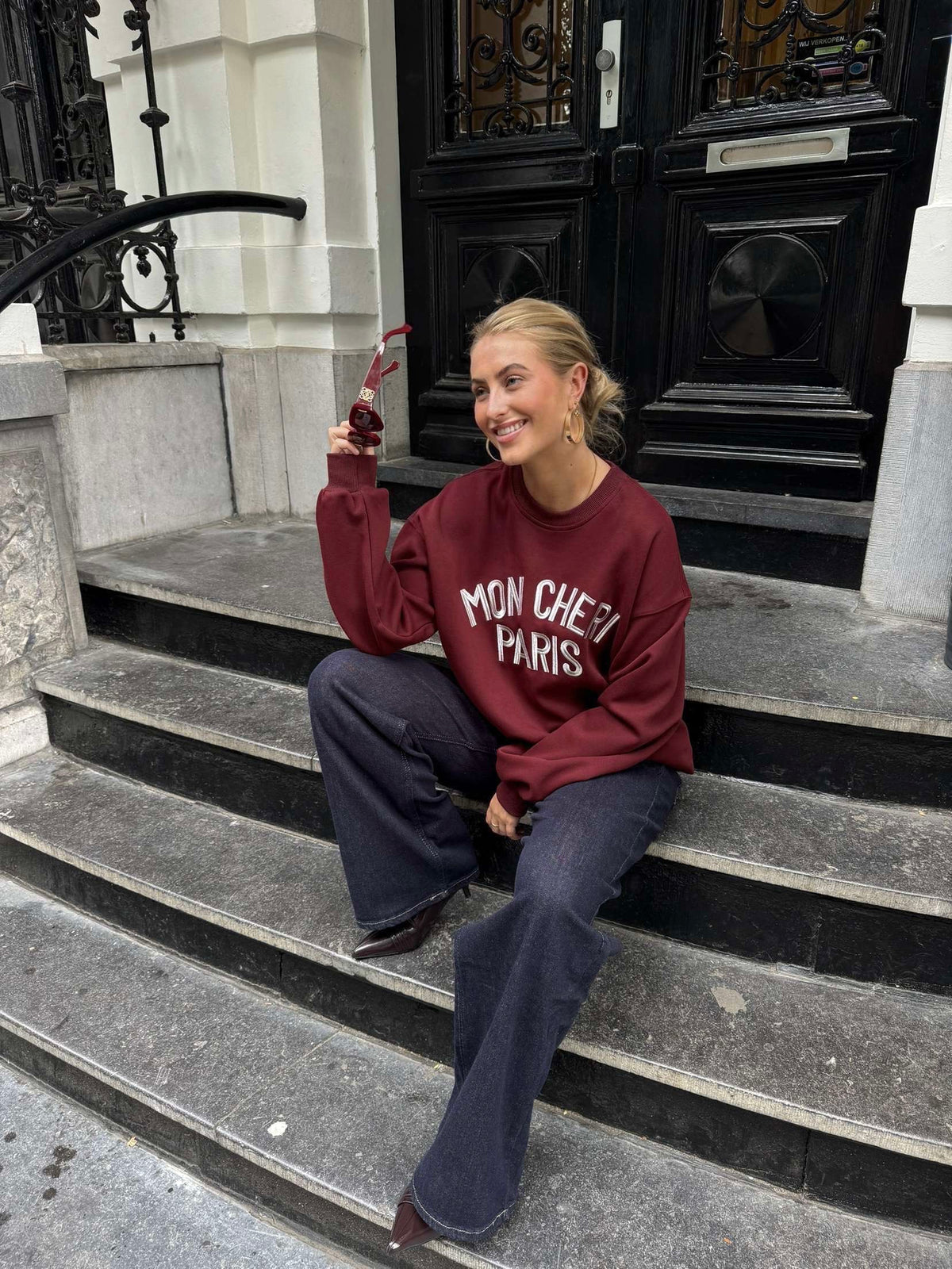 Cheri Sweater - Bordeaux