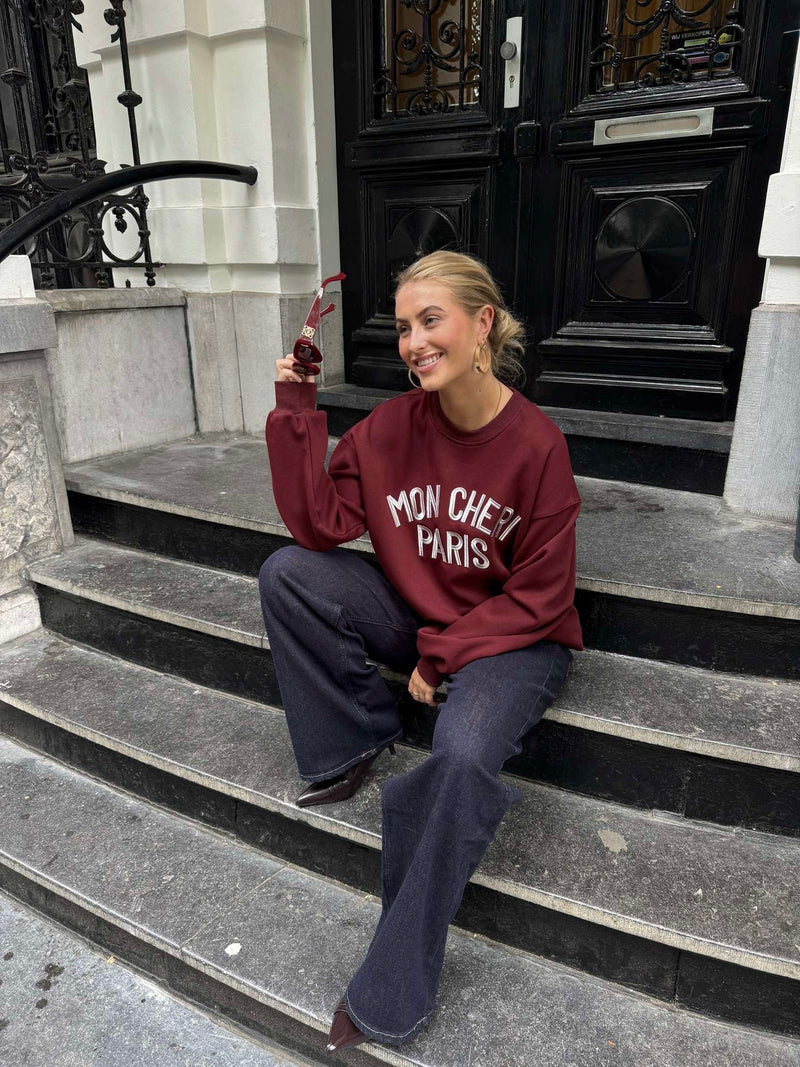 Cheri Sweater - Bordeaux
