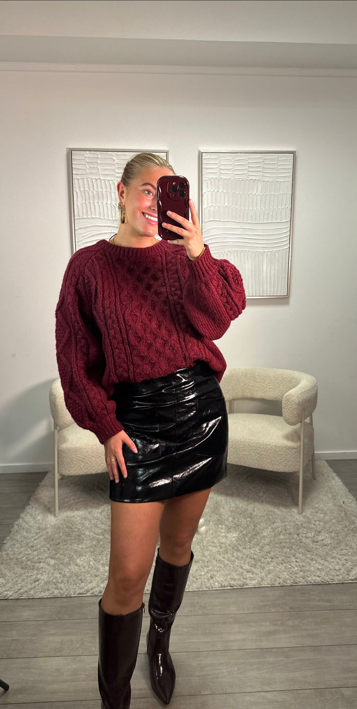 Maya Sweater - Bordeaux
