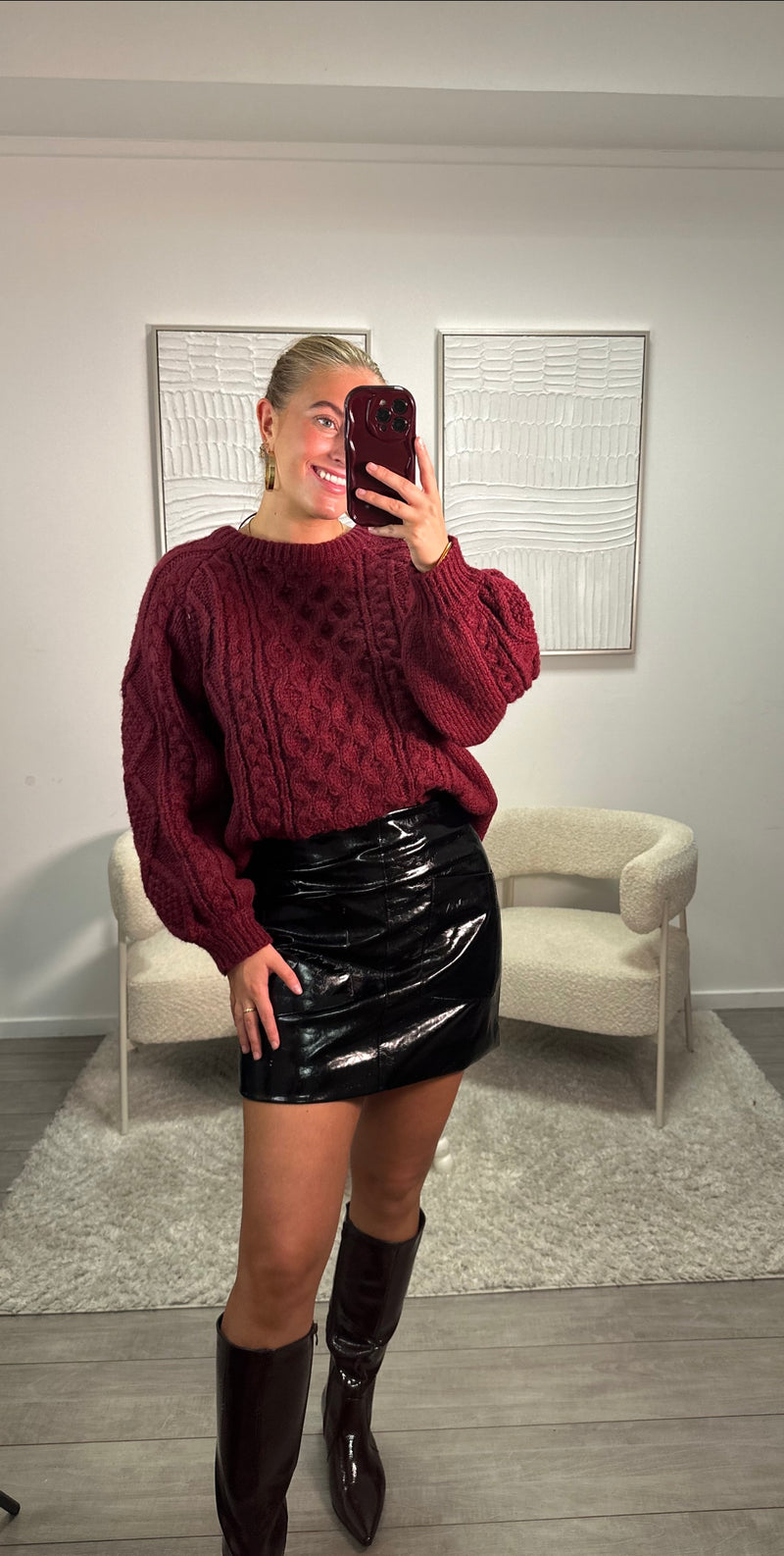 Maya Sweater - Bordeaux