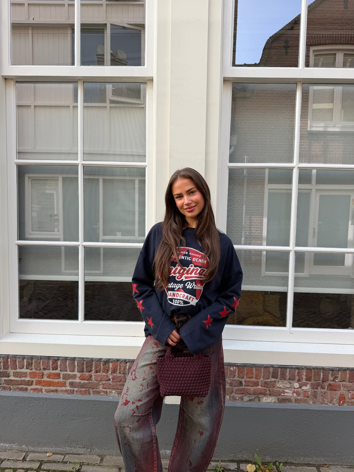 Evi Longsleeve - Blauw