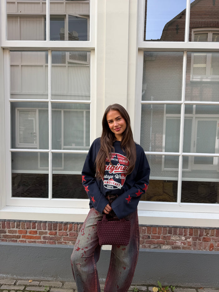 Evi Longsleeve - Blauw