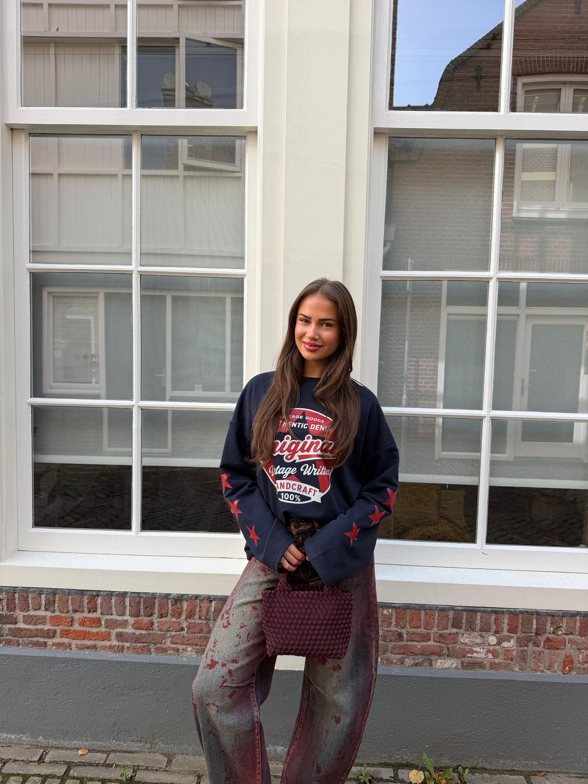 Evi Longsleeve - Blauw