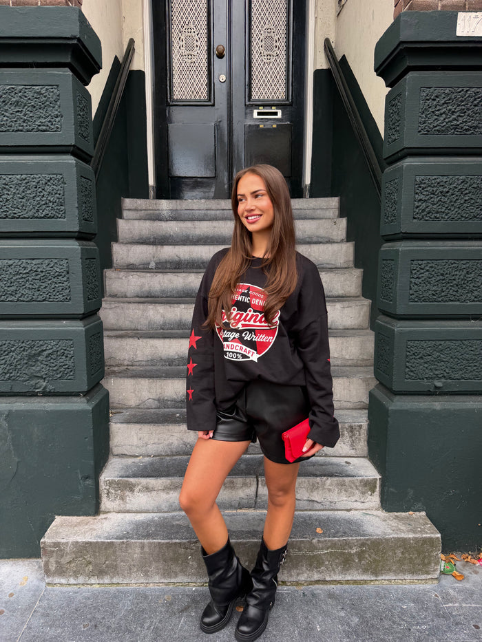 Evi Longsleeve - Zwart