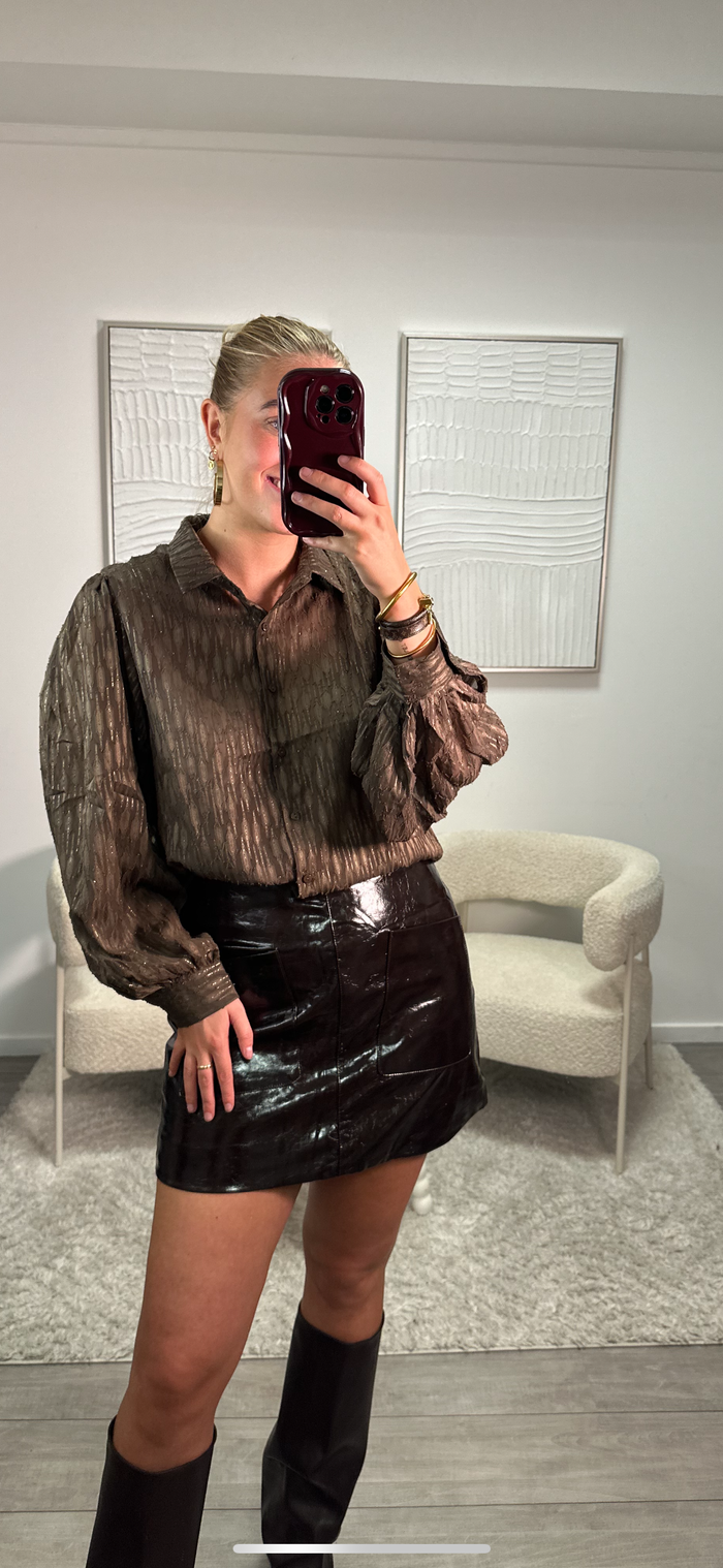 Cece Blouse - Brown