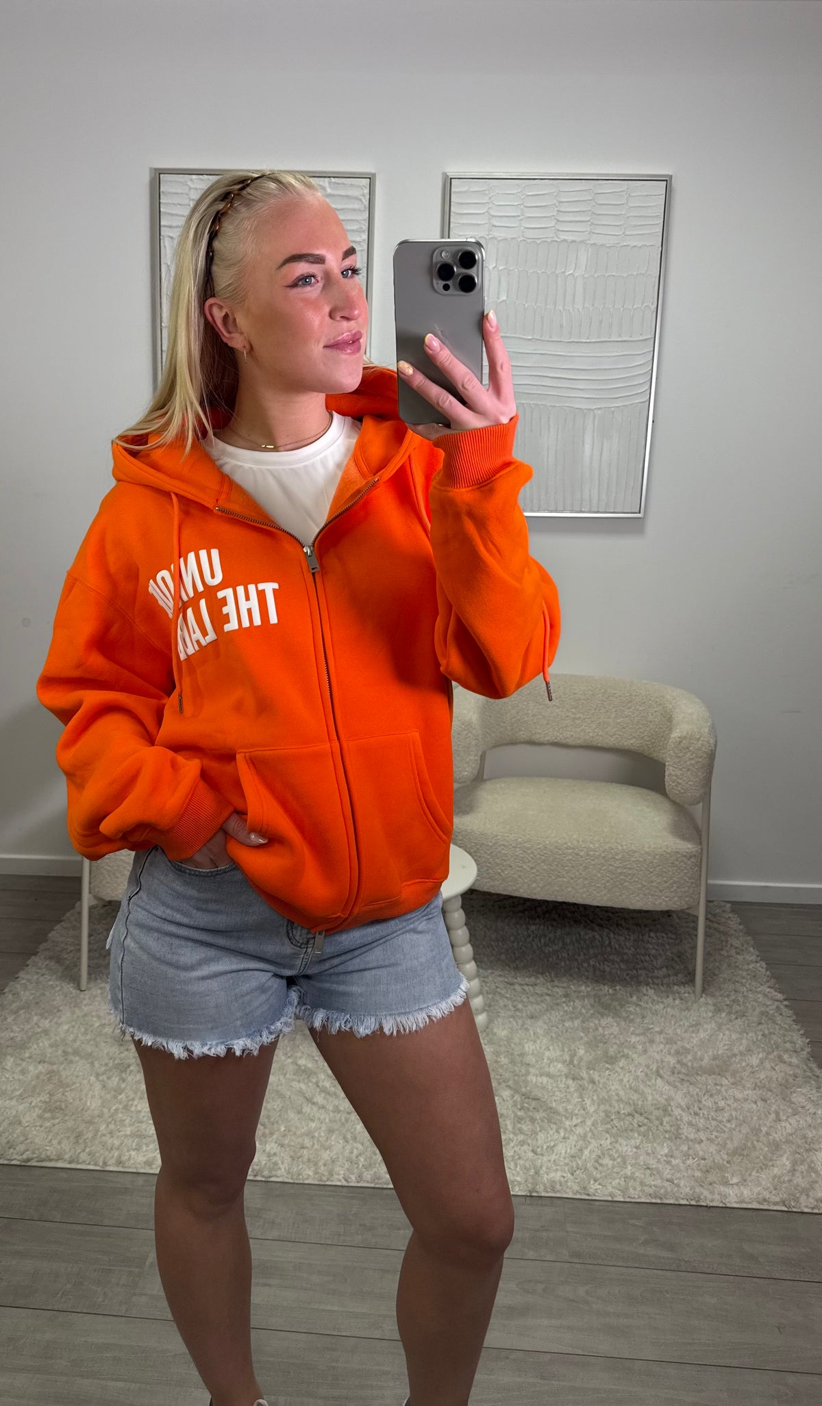 JOLEEN VEST - ORANJE