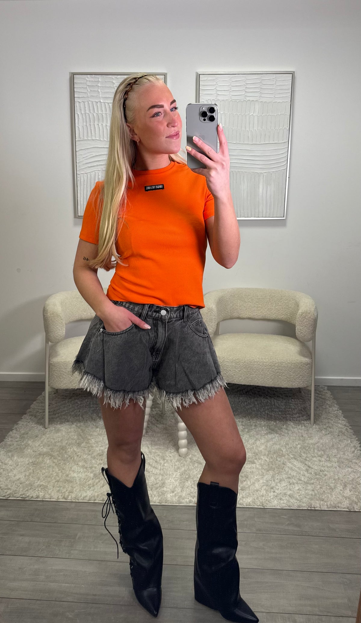 Manoa Short - Gewassen Zwart