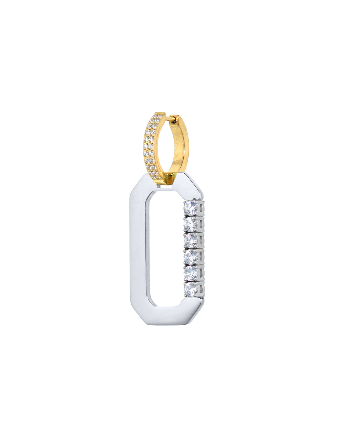 Loulou Oorbel Zilver Goud