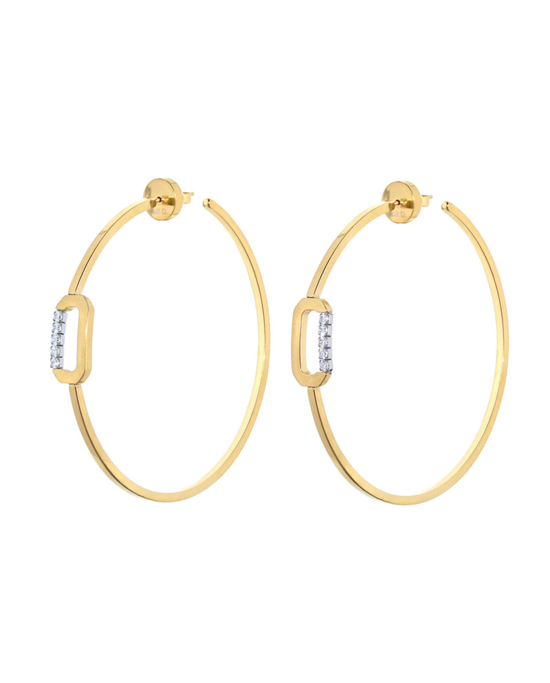 Loulou Ring Oorbellen Goud