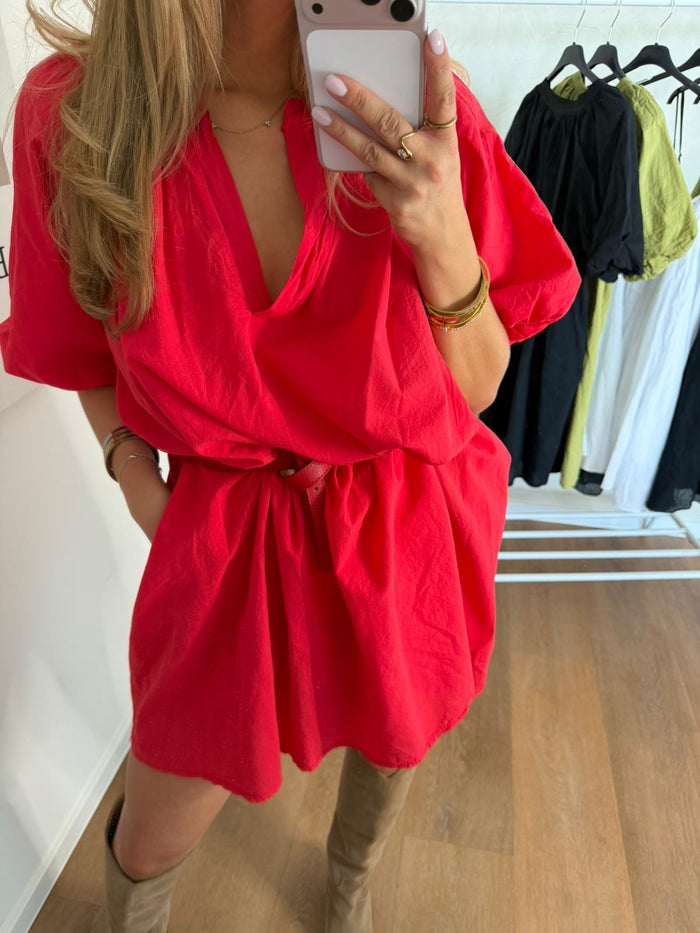 Belly Jurk - Rood