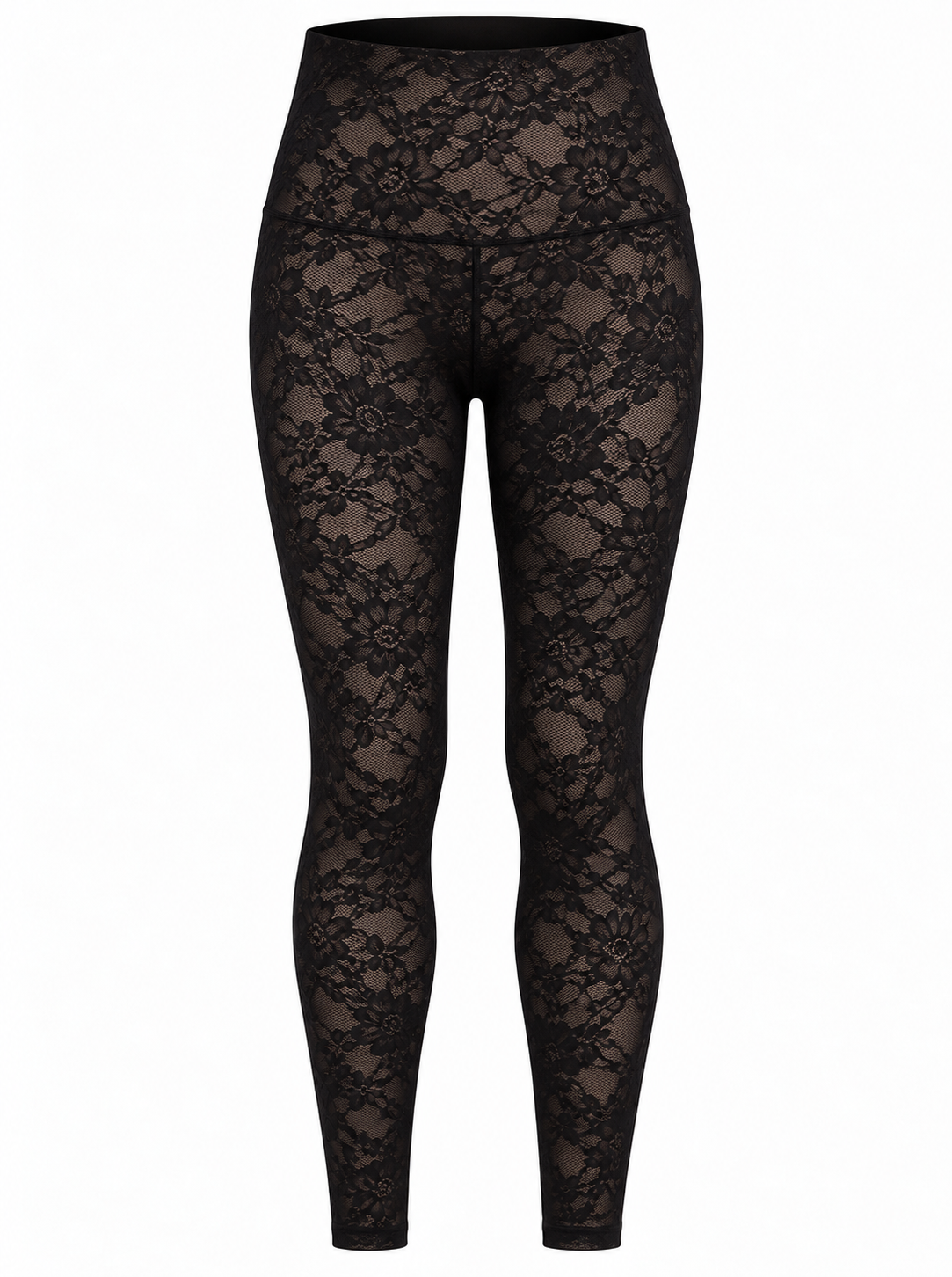 Kanten Legging - Zwart
