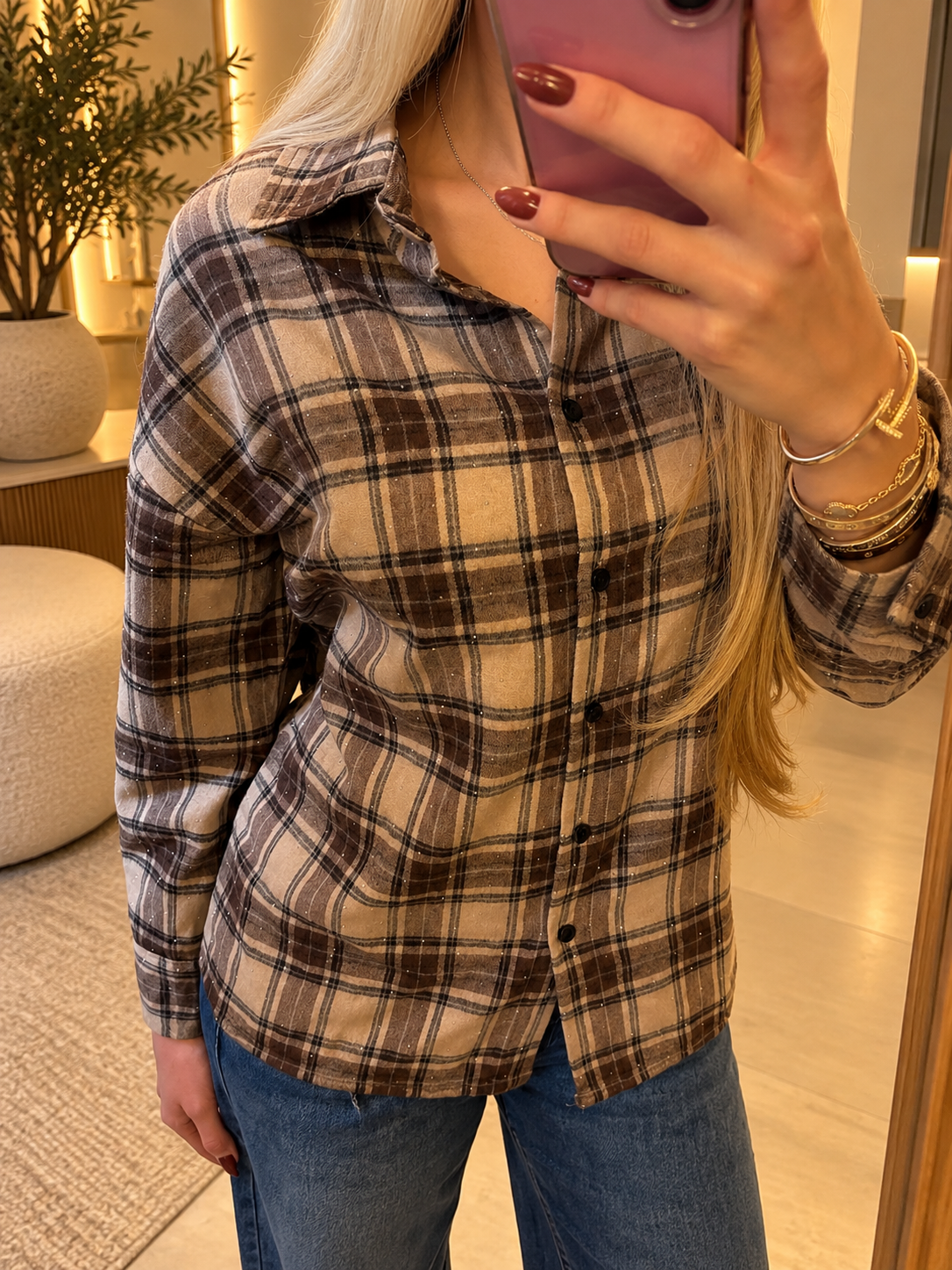 Semmie Blouse -  Bruin