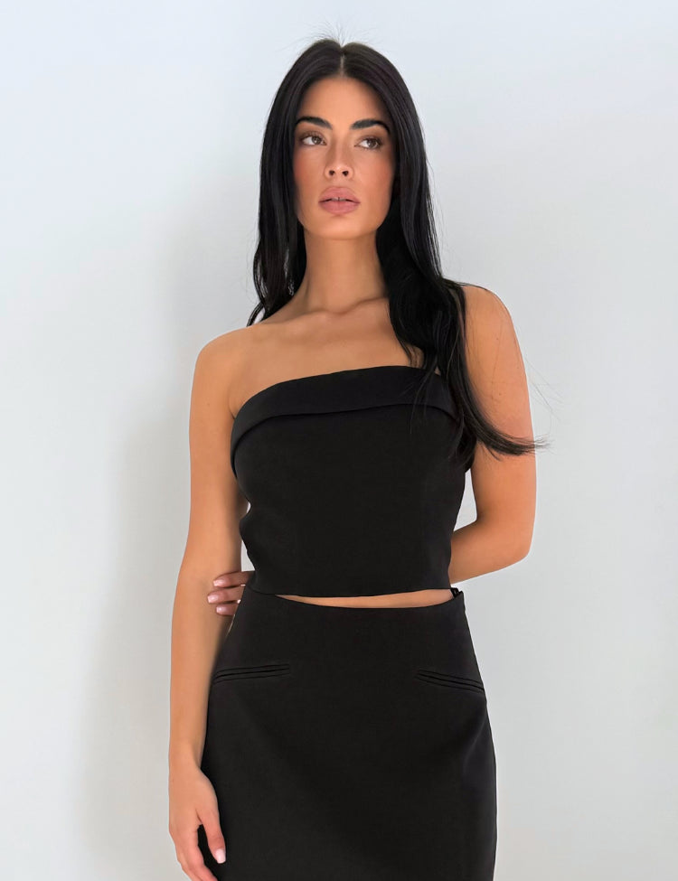 YVE TOP - BLACK