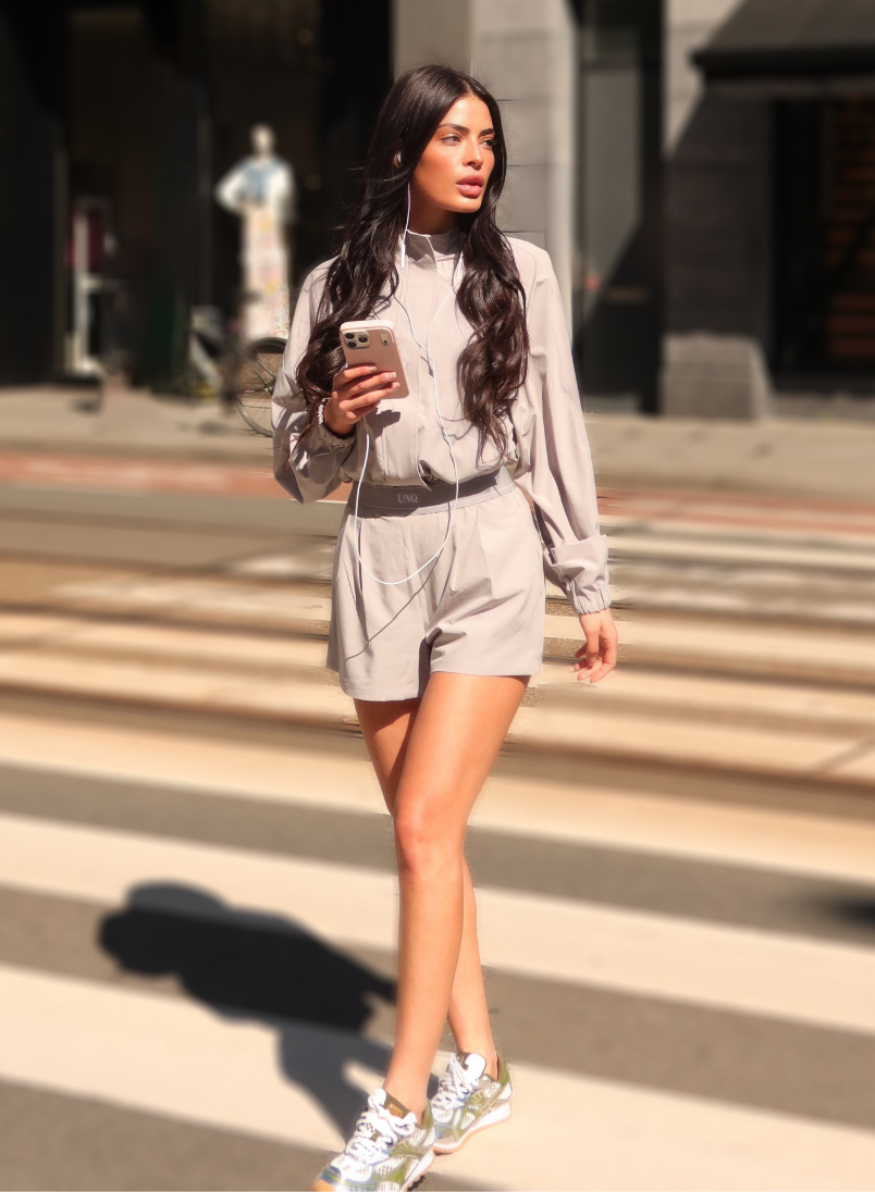 Gigi Short - Light Grey