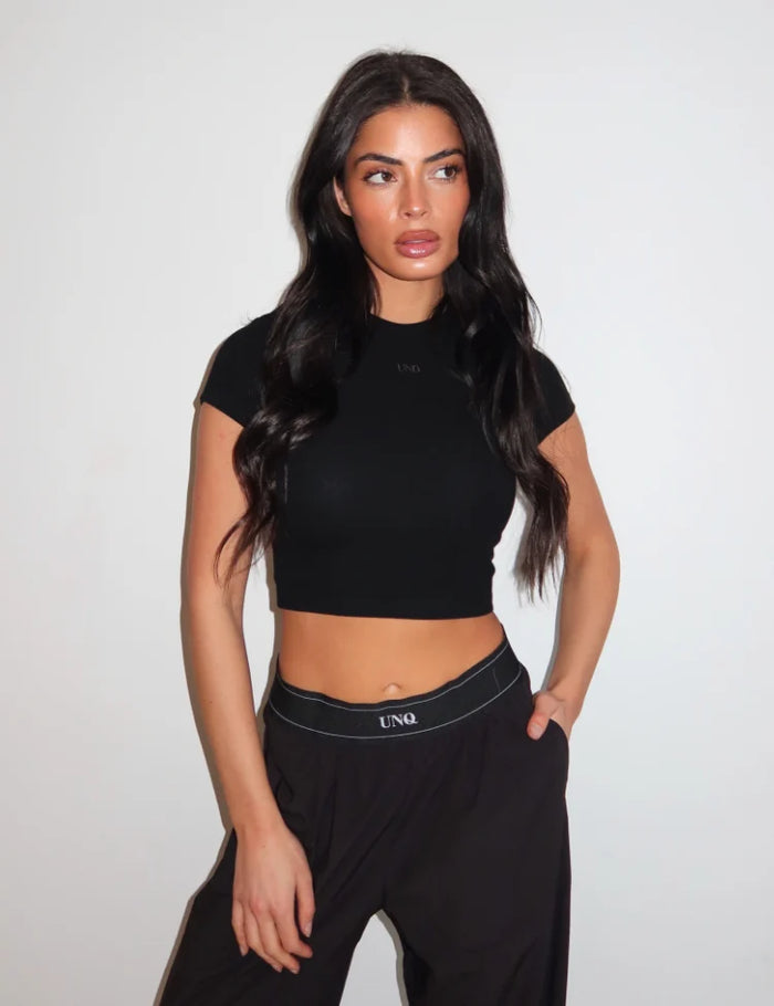 Gill Crop Tee - Black