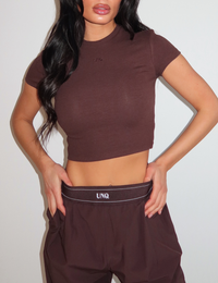 Gill Crop Tee - Cacao