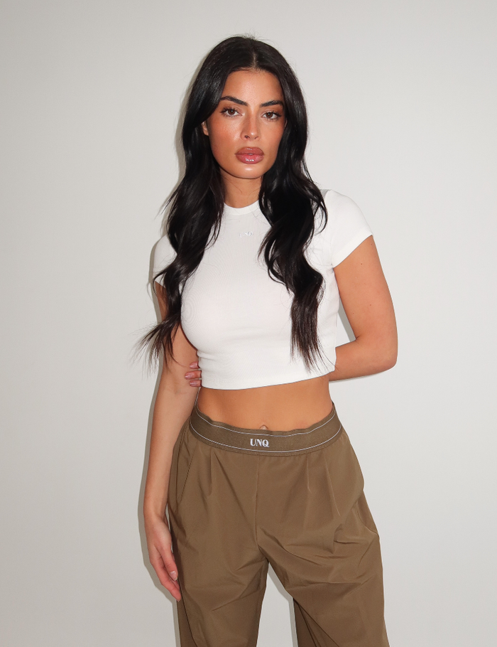 Gill Crop Tee - White