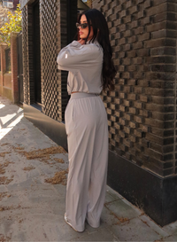 Gigi Pants - Light Grey