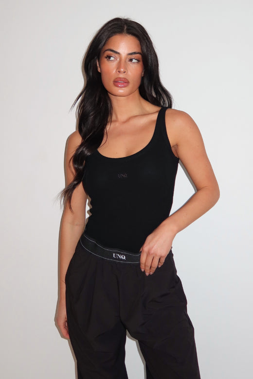 GILL BODYSUIT - DEEP BLACK