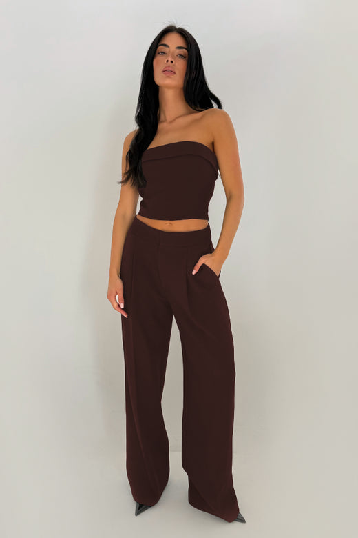 JODIE PANTALON - CACAO