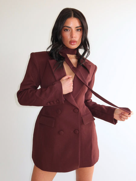 Unique The Label Scarf - BROWN