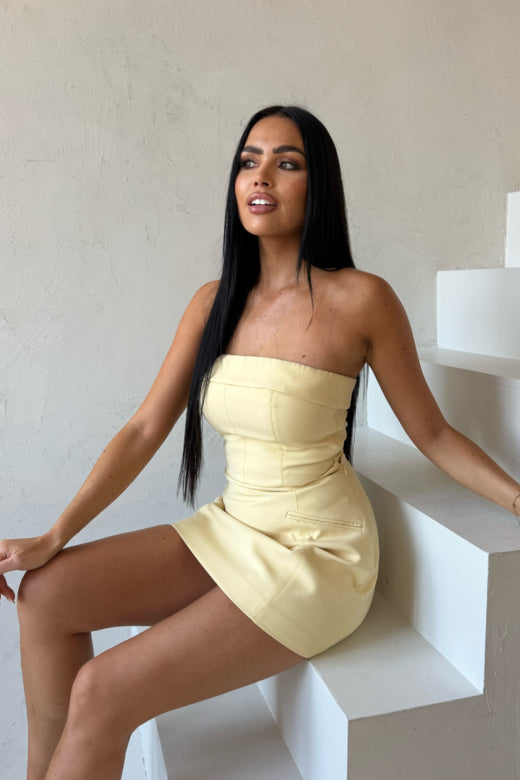 YVE TOP - SOFT YELLOW