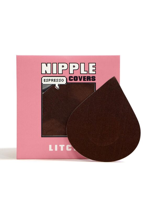 Litchy Nipple Covers - Espresso